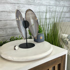 Natural Brazilian Agate "Butterfly Wings", 10.7" Tall #5050NA-117 - Brazil GemsBrazil GemsNatural Brazilian Agate "Butterfly Wings", 10.7" Tall #5050NA-117Agate Butterfly Wings5050NA-117