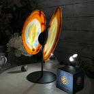 Natural Brazilian Agate "Butterfly Wings", 10.8" Tall #5050NA-120 - Brazil GemsBrazil GemsNatural Brazilian Agate "Butterfly Wings", 10.8" Tall #5050NA-120Agate Butterfly Wings5050NA-120