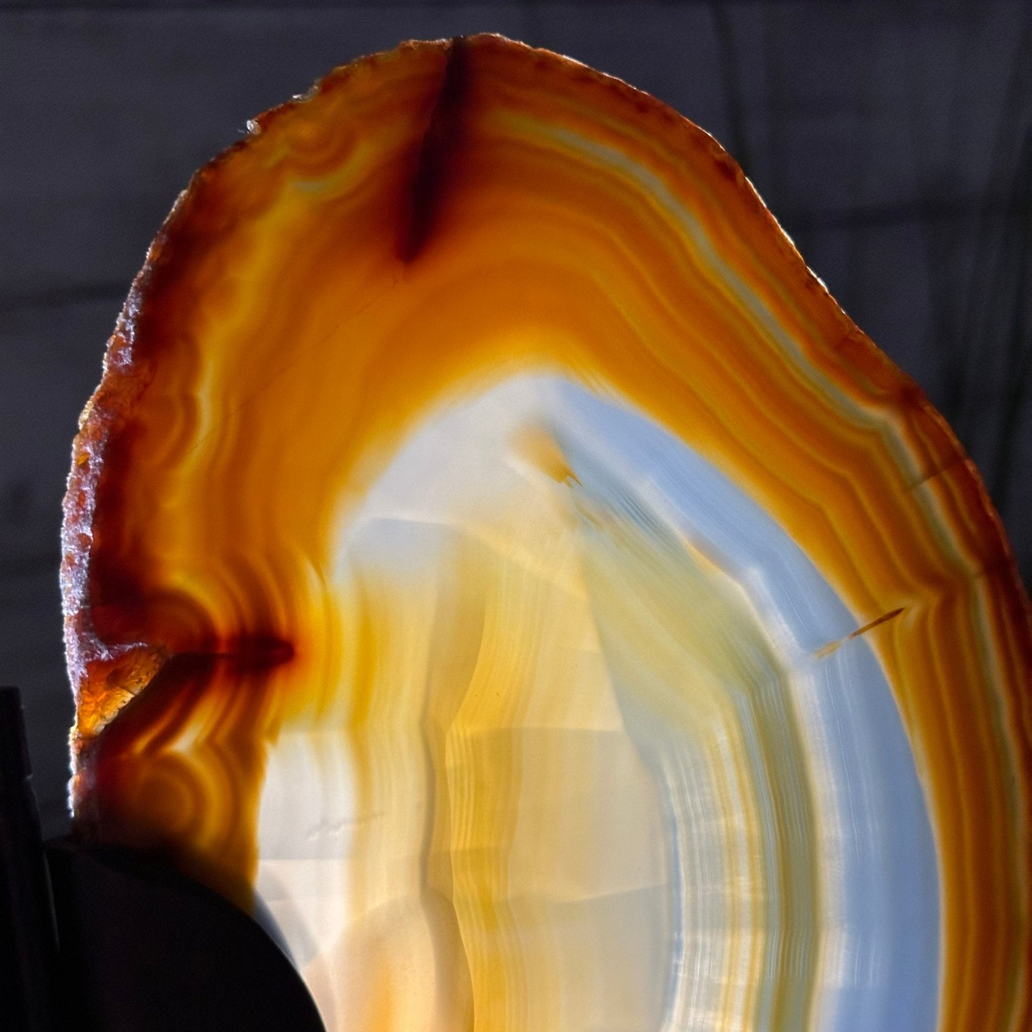 Natural Brazilian Agate "Butterfly Wings", 10.8" Tall #5050NA-120 - Brazil GemsBrazil GemsNatural Brazilian Agate "Butterfly Wings", 10.8" Tall #5050NA-120Agate Butterfly Wings5050NA-120