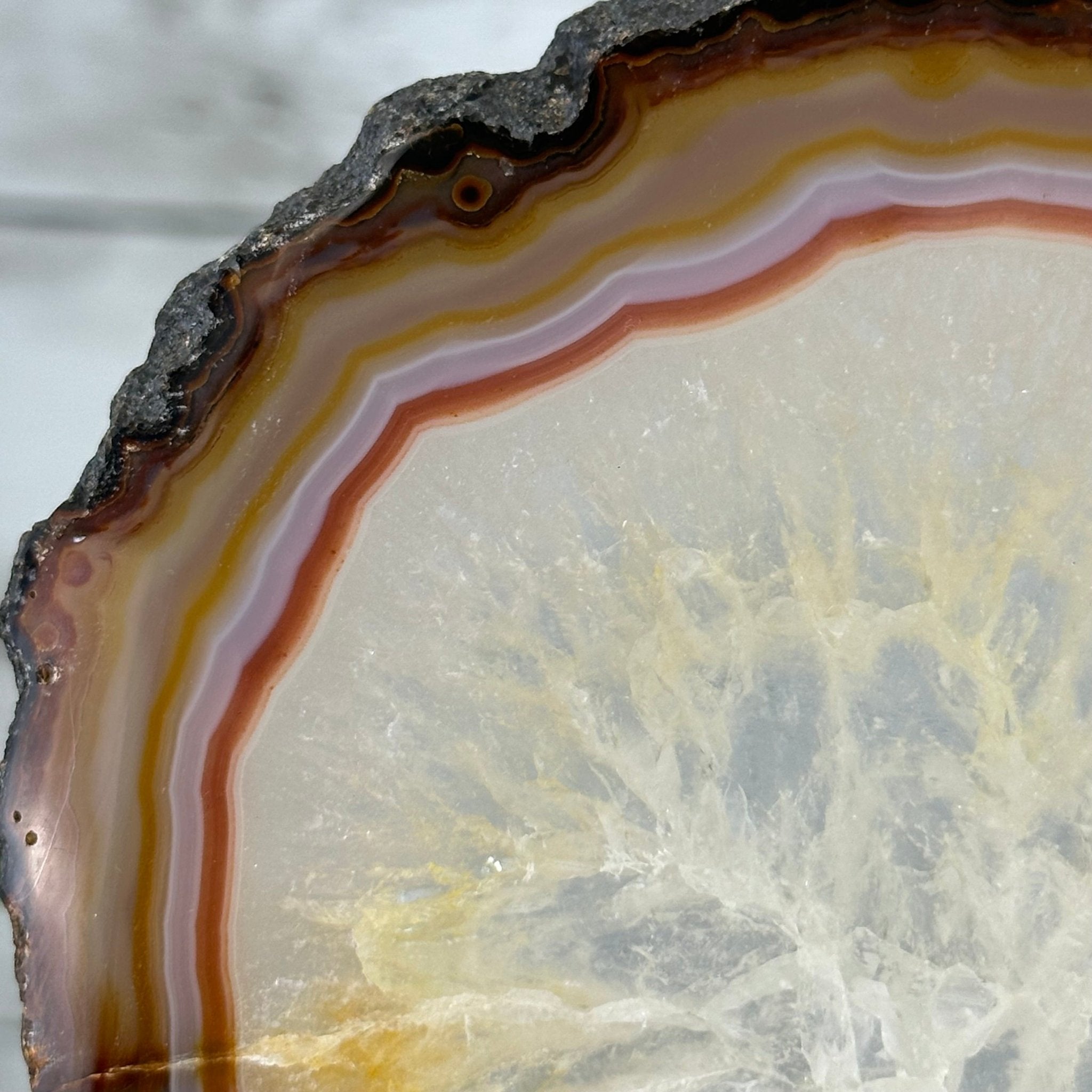Natural Brazilian Agate "Butterfly Wings", 14.2" Tall #5050NA-080 - Brazil GemsBrazil GemsNatural Brazilian Agate "Butterfly Wings", 14.2" Tall #5050NA-080Agate Butterfly Wings5050NA-080