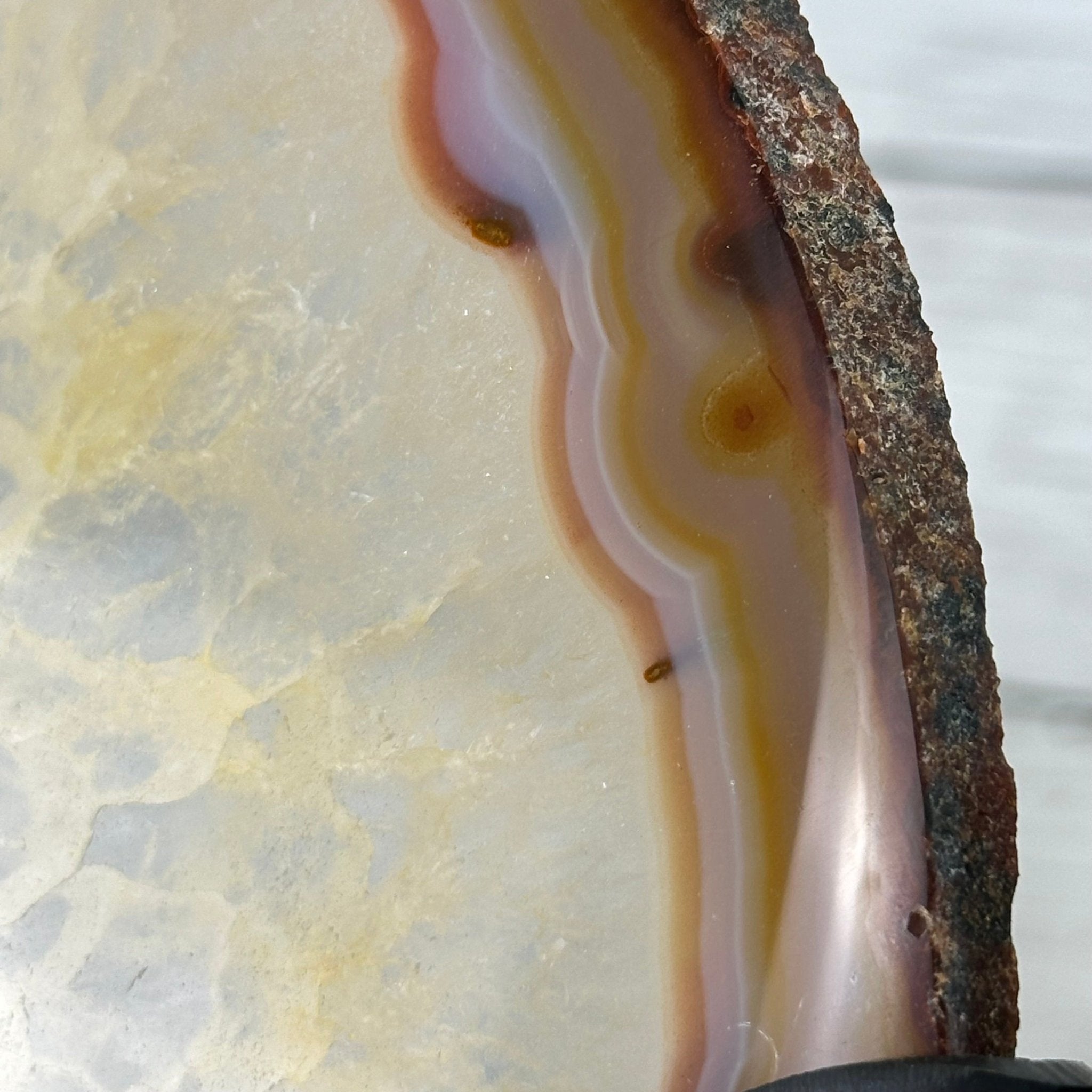 Natural Brazilian Agate "Butterfly Wings", 14.2" Tall #5050NA-080 - Brazil GemsBrazil GemsNatural Brazilian Agate "Butterfly Wings", 14.2" Tall #5050NA-080Agate Butterfly Wings5050NA-080