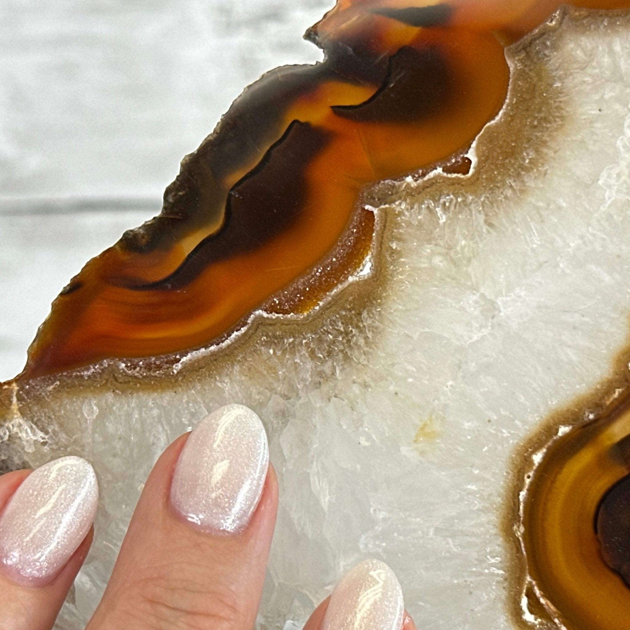 Natural Brazilian Agate "Butterfly Wings", 15" Tall #5050NA-083 - Brazil GemsBrazil GemsNatural Brazilian Agate "Butterfly Wings", 15" Tall #5050NA-083Agate Butterfly Wings5050NA-083