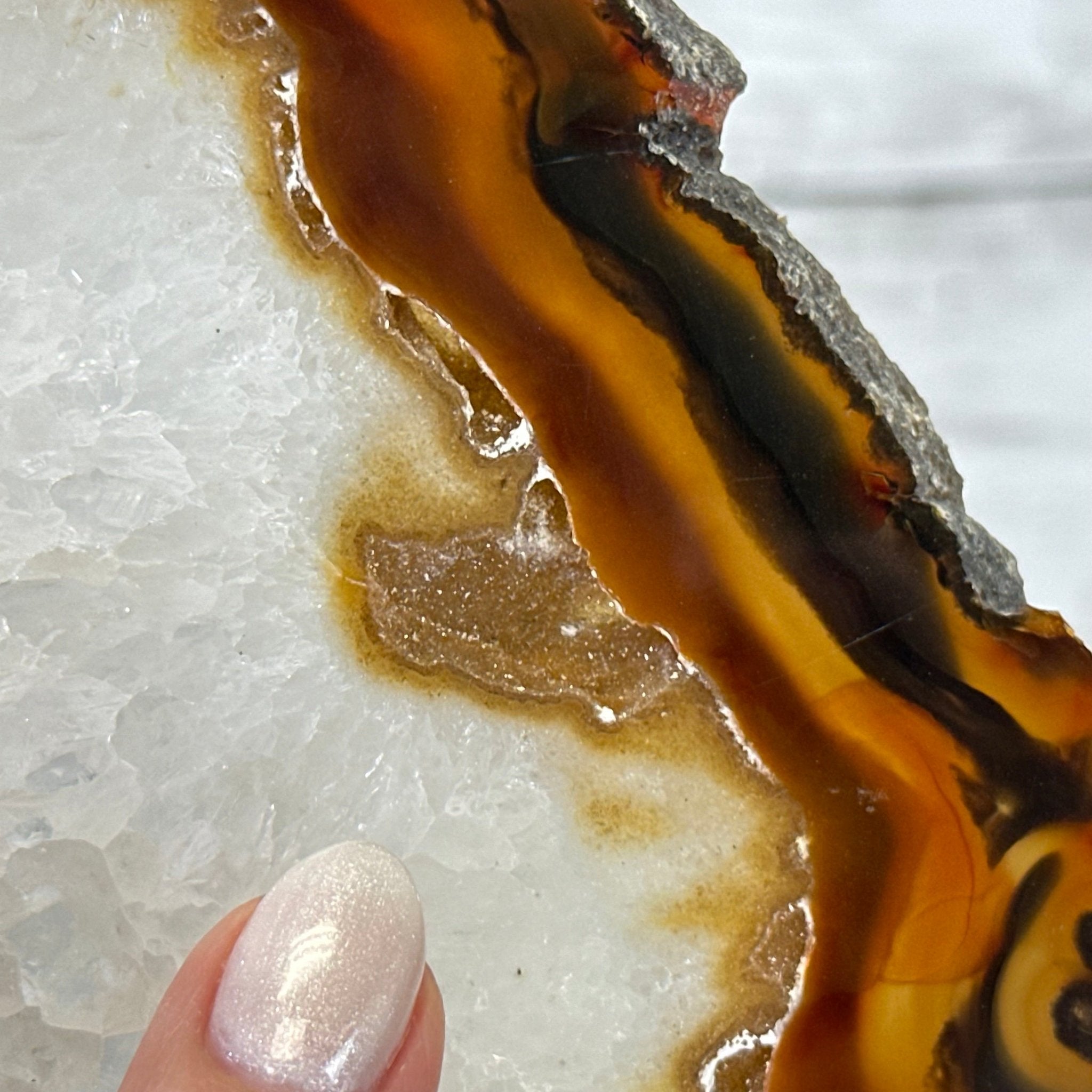 Natural Brazilian Agate "Butterfly Wings", 15" Tall #5050NA-083 - Brazil GemsBrazil GemsNatural Brazilian Agate "Butterfly Wings", 15" Tall #5050NA-083Agate Butterfly Wings5050NA-083