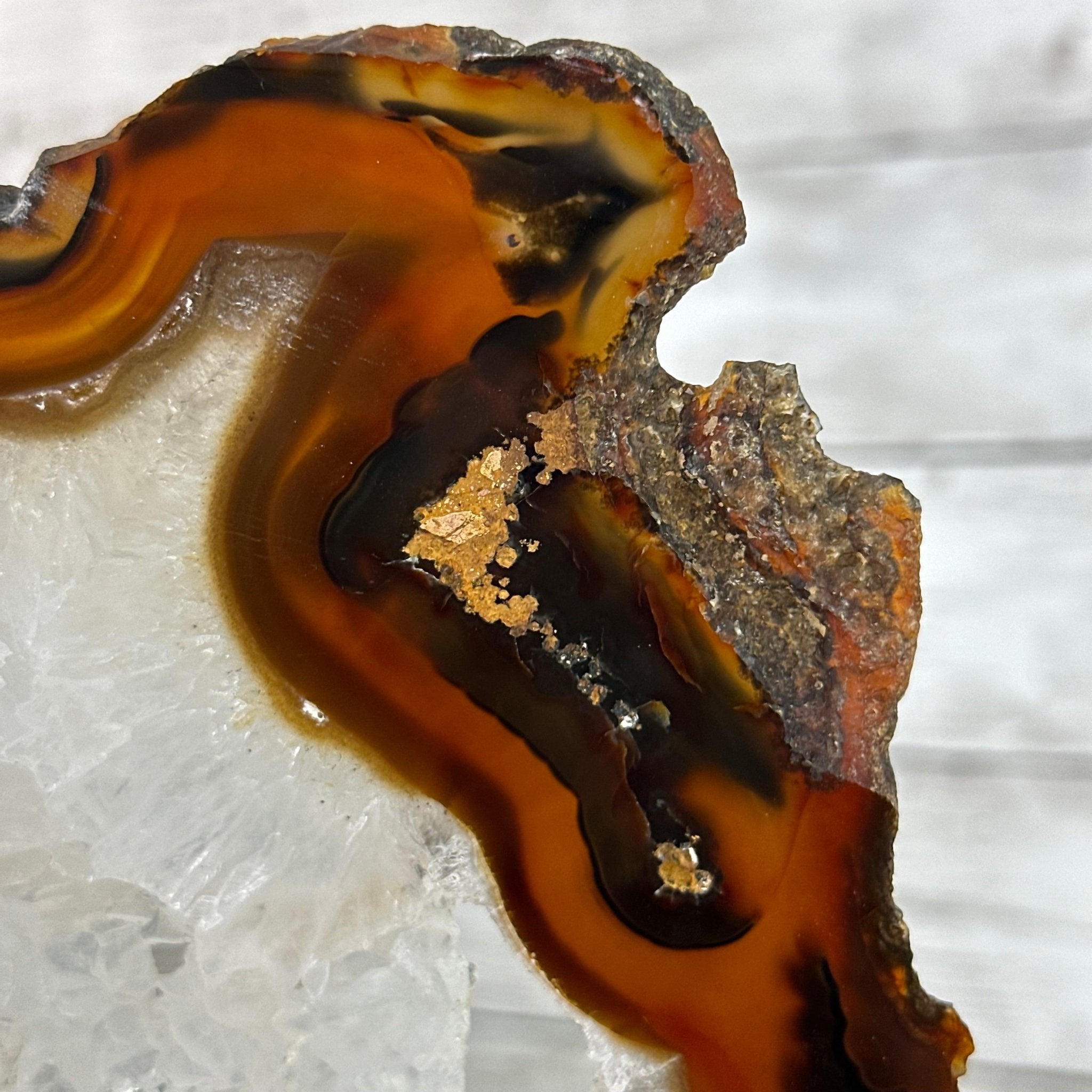 Natural Brazilian Agate "Butterfly Wings", 15" Tall #5050NA-083 - Brazil GemsBrazil GemsNatural Brazilian Agate "Butterfly Wings", 15" Tall #5050NA-083Agate Butterfly Wings5050NA-083