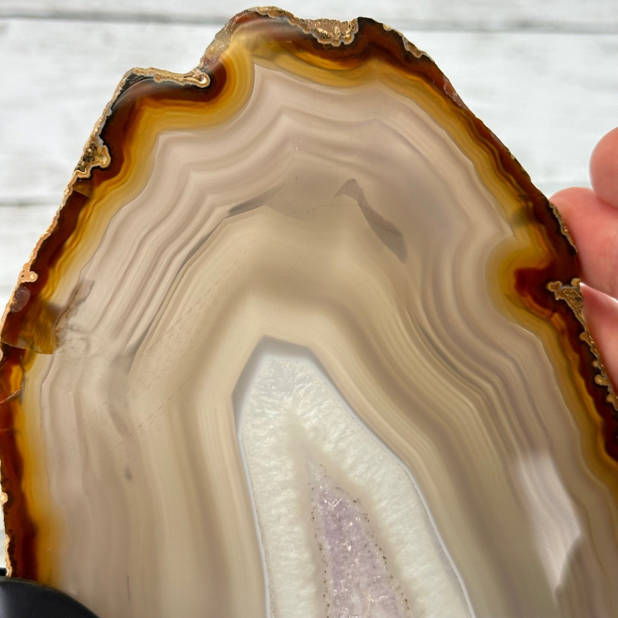 Natural Brazilian Agate "Butterfly Wings", 15" Tall #5050NA-085 - Brazil GemsBrazil GemsNatural Brazilian Agate "Butterfly Wings", 15" Tall #5050NA-085Agate Butterfly Wings5050NA-085
