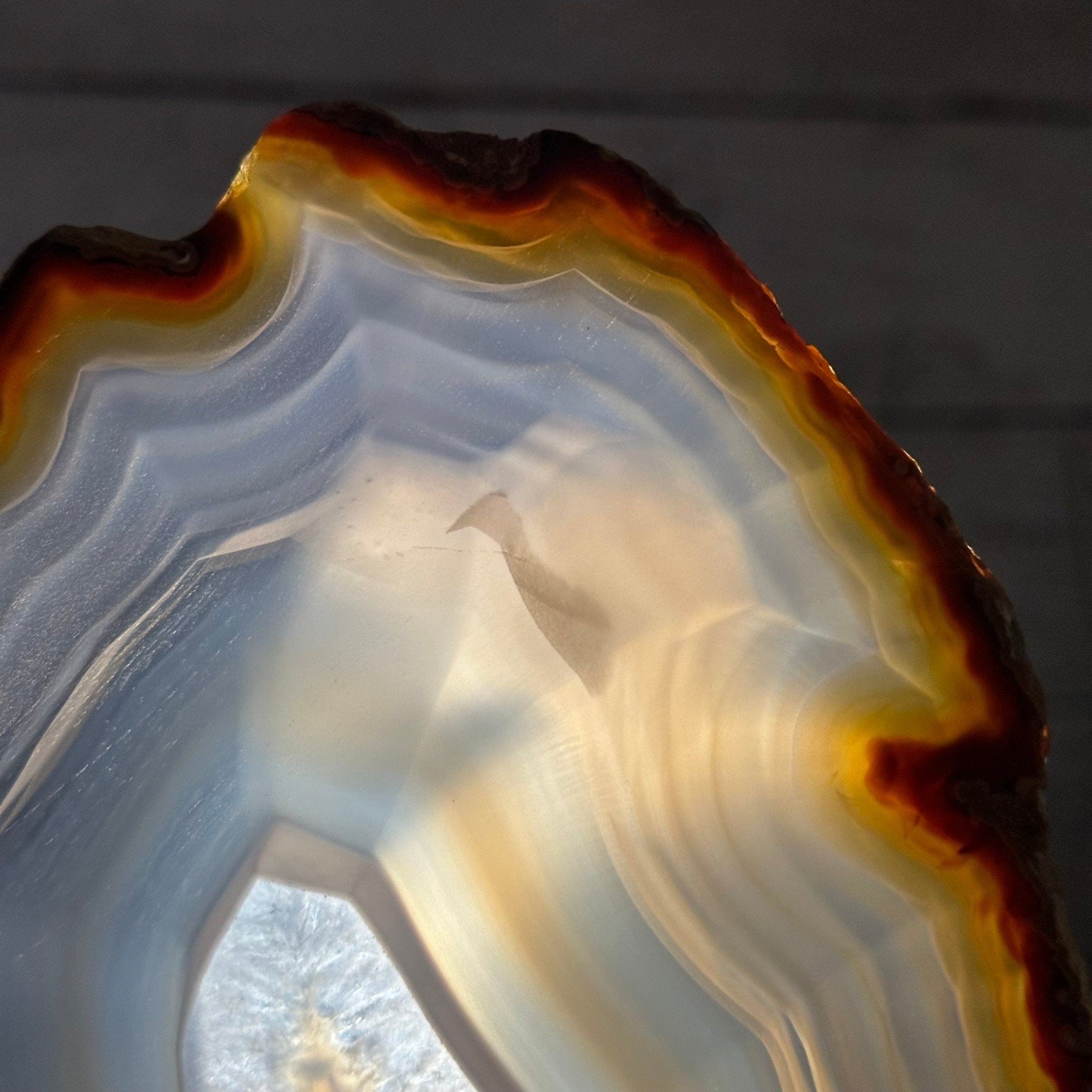 Natural Brazilian Agate "Butterfly Wings", 15" Tall #5050NA-085 - Brazil GemsBrazil GemsNatural Brazilian Agate "Butterfly Wings", 15" Tall #5050NA-085Agate Butterfly Wings5050NA-085