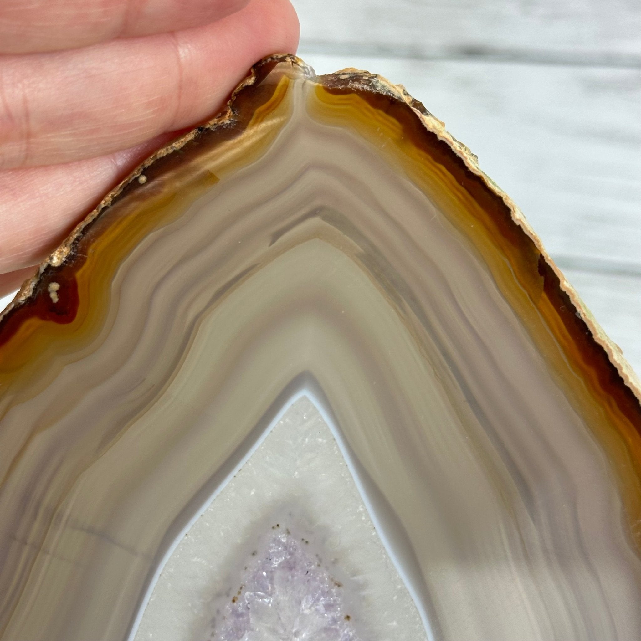 Natural Brazilian Agate "Butterfly Wings", 15" Tall #5050NA-085 - Brazil GemsBrazil GemsNatural Brazilian Agate "Butterfly Wings", 15" Tall #5050NA-085Agate Butterfly Wings5050NA-085