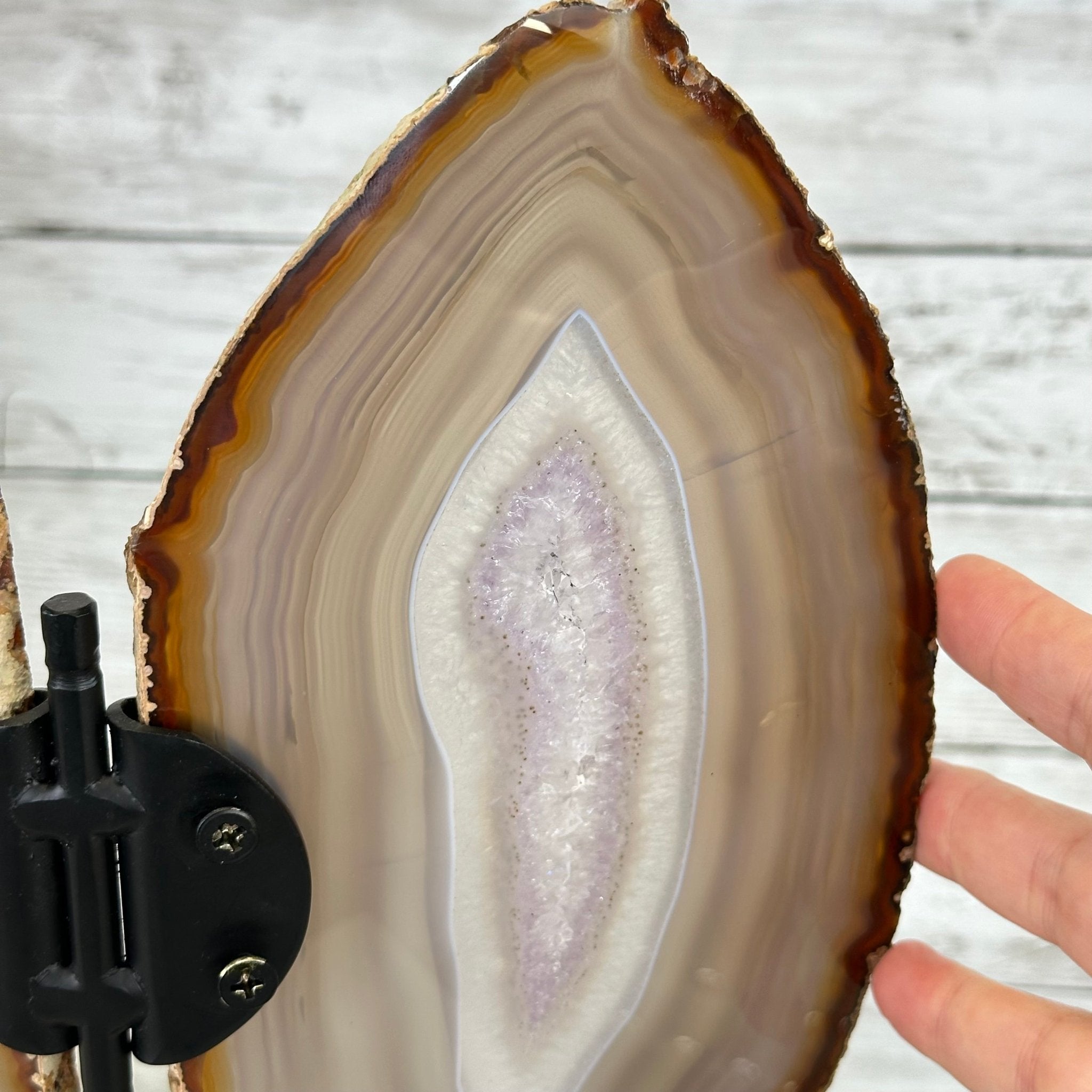 Natural Brazilian Agate "Butterfly Wings", 15" Tall #5050NA-085 - Brazil GemsBrazil GemsNatural Brazilian Agate "Butterfly Wings", 15" Tall #5050NA-085Agate Butterfly Wings5050NA-085