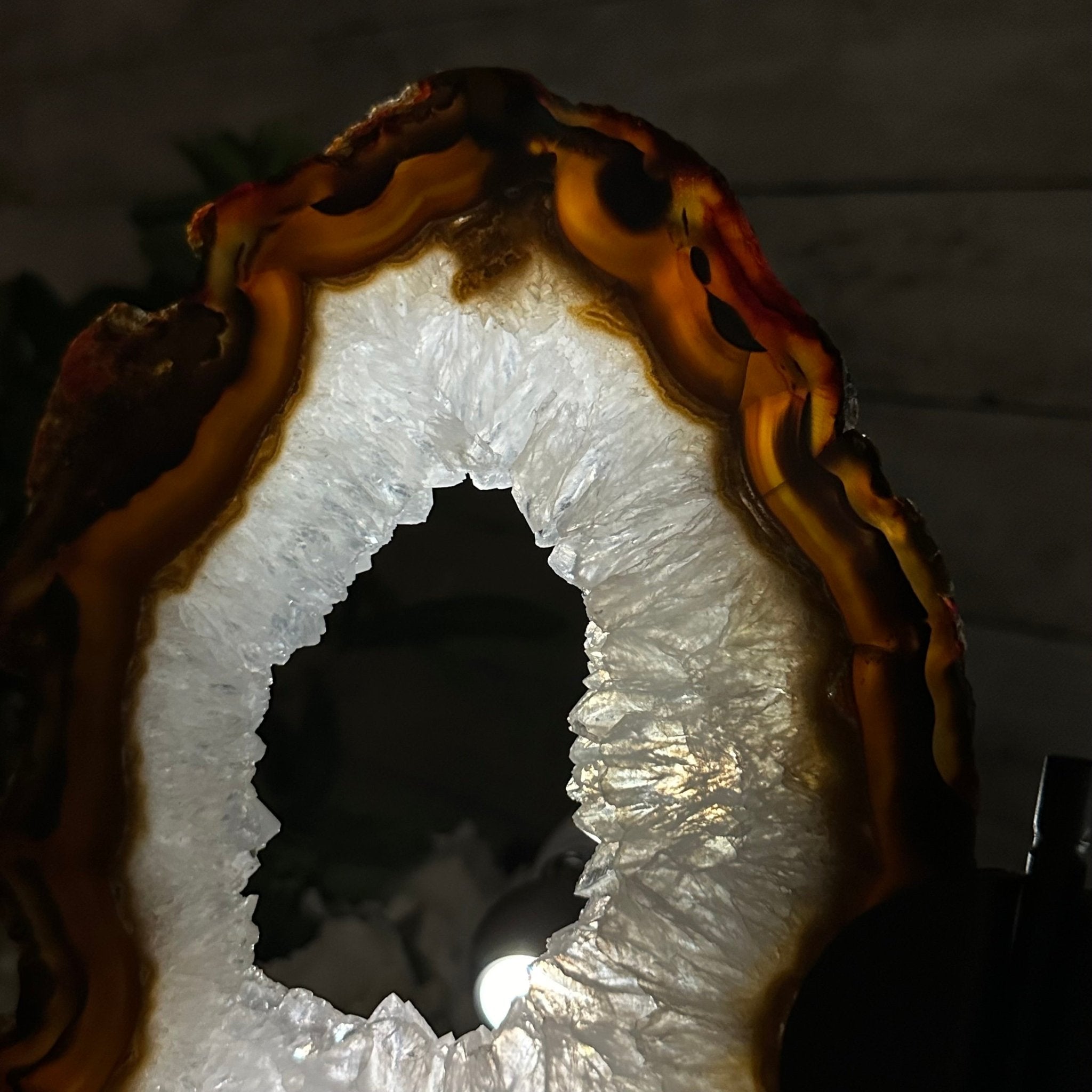 Natural Brazilian Agate "Butterfly Wings", 15" Tall #5050NA-086 - Brazil GemsBrazil GemsNatural Brazilian Agate "Butterfly Wings", 15" Tall #5050NA-086Agate Butterfly Wings5050NA-086