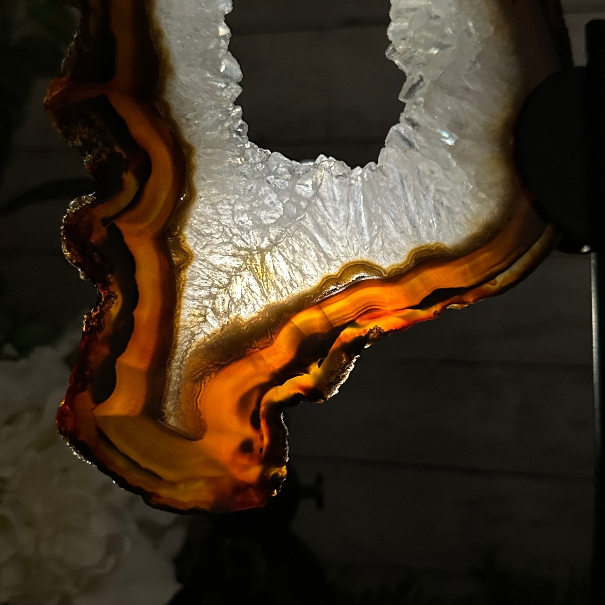 Natural Brazilian Agate "Butterfly Wings", 15" Tall #5050NA-086 - Brazil GemsBrazil GemsNatural Brazilian Agate "Butterfly Wings", 15" Tall #5050NA-086Agate Butterfly Wings5050NA-086