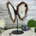Natural Brazilian Agate "Butterfly Wings", 15" Tall #5050NA-098 - Brazil GemsBrazil GemsNatural Brazilian Agate "Butterfly Wings", 15" Tall #5050NA-098Agate Butterfly Wings5050NA-098