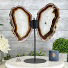 Natural Brazilian Agate "Butterfly Wings", 15" Tall #5050NA-098 - Brazil GemsBrazil GemsNatural Brazilian Agate "Butterfly Wings", 15" Tall #5050NA-098Agate Butterfly Wings5050NA-098