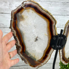 Natural Brazilian Agate "Butterfly Wings", 15" Tall #5050NA-098 - Brazil GemsBrazil GemsNatural Brazilian Agate "Butterfly Wings", 15" Tall #5050NA-098Agate Butterfly Wings5050NA-098
