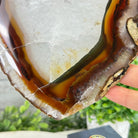 Natural Brazilian Agate "Butterfly Wings", 15" Tall #5050NA-098 - Brazil GemsBrazil GemsNatural Brazilian Agate "Butterfly Wings", 15" Tall #5050NA-098Agate Butterfly Wings5050NA-098