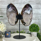 Natural Brazilian Agate "Butterfly Wings", 15.25" Tall #5050NA-097 - Brazil GemsBrazil GemsNatural Brazilian Agate "Butterfly Wings", 15.25" Tall #5050NA-097Agate Butterfly Wings5050NA-097