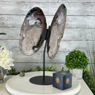 Natural Brazilian Agate "Butterfly Wings", 15.25" Tall #5050NA-097 - Brazil GemsBrazil GemsNatural Brazilian Agate "Butterfly Wings", 15.25" Tall #5050NA-097Agate Butterfly Wings5050NA-097