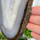 Natural Brazilian Agate "Butterfly Wings", 15.4" Tall #5050NA-100 - Brazil GemsBrazil GemsNatural Brazilian Agate "Butterfly Wings", 15.4" Tall #5050NA-100Agate Butterfly Wings5050NA-100