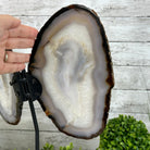 Natural Brazilian Agate "Butterfly Wings", 15.4" Tall #5050NA-100 - Brazil GemsBrazil GemsNatural Brazilian Agate "Butterfly Wings", 15.4" Tall #5050NA-100Agate Butterfly Wings5050NA-100