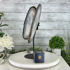 Natural Brazilian Agate "Butterfly Wings", 15.4" Tall #5050NA-100 - Brazil GemsBrazil GemsNatural Brazilian Agate "Butterfly Wings", 15.4" Tall #5050NA-100Agate Butterfly Wings5050NA-100