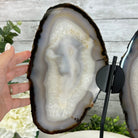 Natural Brazilian Agate "Butterfly Wings", 15.4" Tall #5050NA-100 - Brazil GemsBrazil GemsNatural Brazilian Agate "Butterfly Wings", 15.4" Tall #5050NA-100Agate Butterfly Wings5050NA-100