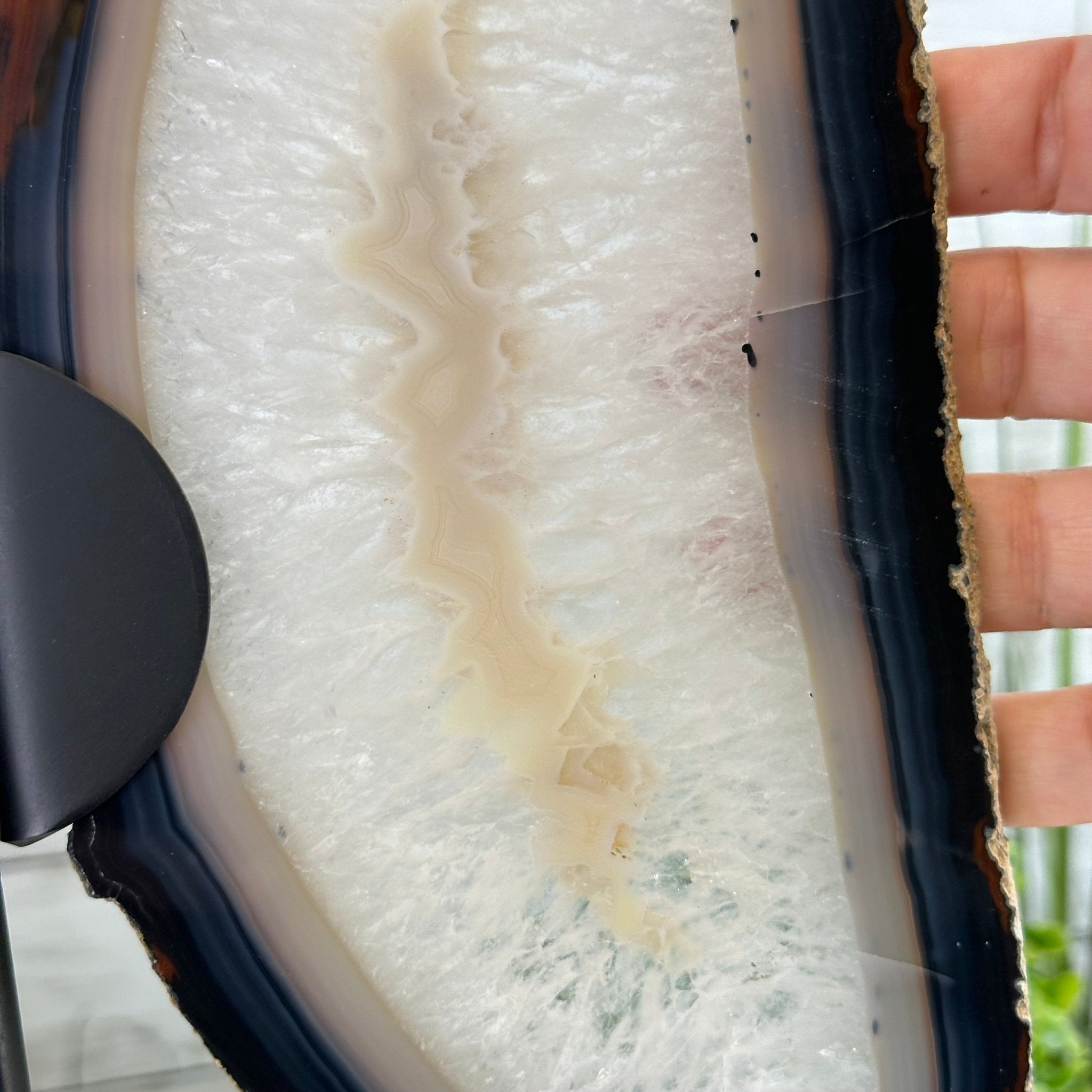 Natural Brazilian Agate "Butterfly Wings", 15.75" Tall #5050NA-084 - Brazil GemsBrazil GemsNatural Brazilian Agate "Butterfly Wings", 15.75" Tall #5050NA-084Agate Butterfly Wings5050NA-084