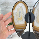 Natural Brazilian Agate "Butterfly Wings", 8" Tall #5050NA-141 - Brazil GemsBrazil GemsNatural Brazilian Agate "Butterfly Wings", 8" Tall #5050NA-141Agate Butterfly Wings5050NA-141