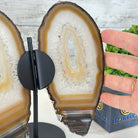 Natural Brazilian Agate "Butterfly Wings", 8" Tall #5050NA-141 - Brazil GemsBrazil GemsNatural Brazilian Agate "Butterfly Wings", 8" Tall #5050NA-141Agate Butterfly Wings5050NA-141