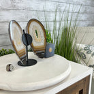 Natural Brazilian Agate "Butterfly Wings", 8" Tall #5050NA-141 - Brazil GemsBrazil GemsNatural Brazilian Agate "Butterfly Wings", 8" Tall #5050NA-141Agate Butterfly Wings5050NA-141