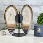 Natural Brazilian Agate "Butterfly Wings", 8" Tall #5050NA-141 - Brazil GemsBrazil GemsNatural Brazilian Agate "Butterfly Wings", 8" Tall #5050NA-141Agate Butterfly Wings5050NA-141
