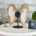 Natural Brazilian Agate "Butterfly Wings", 8" Tall #5050NA-145 - Brazil GemsBrazil GemsNatural Brazilian Agate "Butterfly Wings", 8" Tall #5050NA-145Agate Butterfly Wings5050NA-145