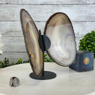 Natural Brazilian Agate "Butterfly Wings", 8.4" Tall #5050NA-108 - Brazil GemsBrazil GemsNatural Brazilian Agate "Butterfly Wings", 8.4" Tall #5050NA-108Agate Butterfly Wings5050NA-108