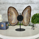 Natural Brazilian Agate "Butterfly Wings", 8.4" Tall #5050NA-108 - Brazil GemsBrazil GemsNatural Brazilian Agate "Butterfly Wings", 8.4" Tall #5050NA-108Agate Butterfly Wings5050NA-108