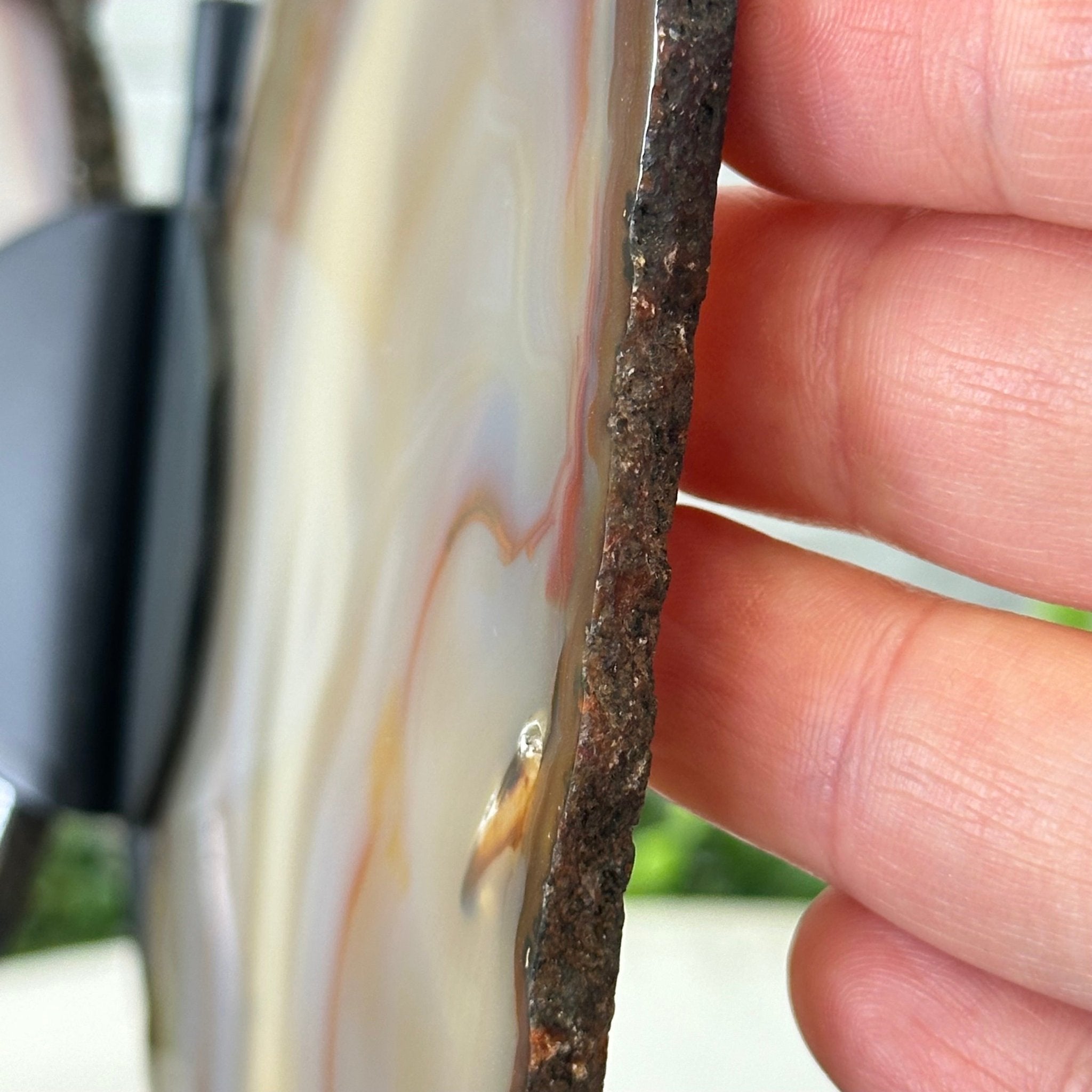 Natural Brazilian Agate "Butterfly Wings", 8.4" Tall #5050NA-108 - Brazil GemsBrazil GemsNatural Brazilian Agate "Butterfly Wings", 8.4" Tall #5050NA-108Agate Butterfly Wings5050NA-108