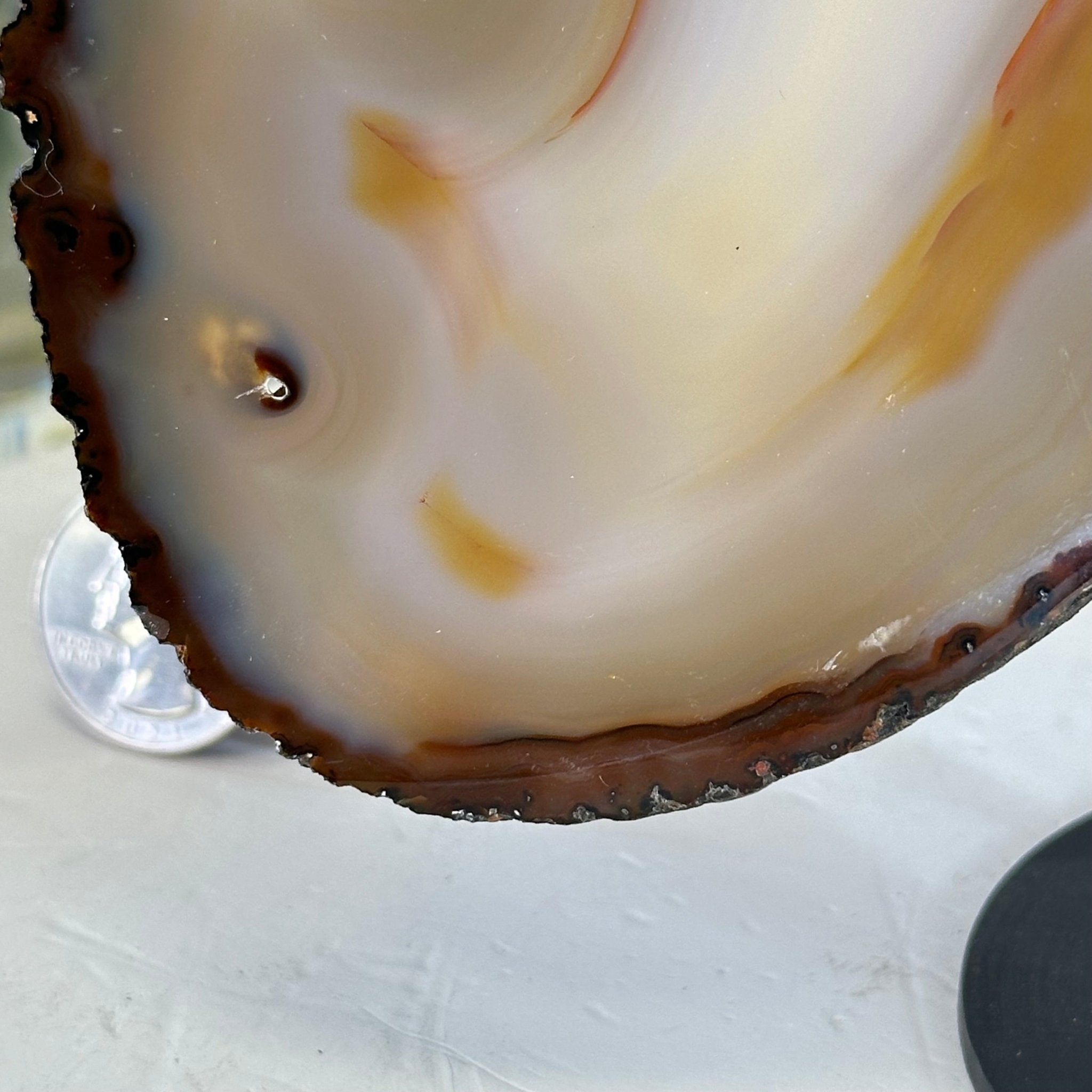 Natural Brazilian Agate "Butterfly Wings", 8.4" Tall #5050NA-108 - Brazil GemsBrazil GemsNatural Brazilian Agate "Butterfly Wings", 8.4" Tall #5050NA-108Agate Butterfly Wings5050NA-108