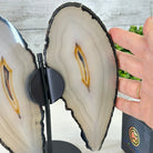 Natural Brazilian Agate "Butterfly Wings", 8.4" Tall #5050NA-143 - Brazil GemsBrazil GemsNatural Brazilian Agate "Butterfly Wings", 8.4" Tall #5050NA-143Agate Butterfly Wings5050NA-143