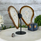 Natural Brazilian Agate "Butterfly Wings", 9.1" Tall #5050NA-110 - Brazil GemsBrazil GemsNatural Brazilian Agate "Butterfly Wings", 9.1" Tall #5050NA-110Agate Butterfly Wings5050NA-110