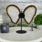 Natural Brazilian Agate "Butterfly Wings", 9.1" Tall #5050NA-110 - Brazil GemsBrazil GemsNatural Brazilian Agate "Butterfly Wings", 9.1" Tall #5050NA-110Agate Butterfly Wings5050NA-110
