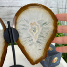 Natural Brazilian Agate "Butterfly Wings", 9.1" Tall #5050NA-110 - Brazil GemsBrazil GemsNatural Brazilian Agate "Butterfly Wings", 9.1" Tall #5050NA-110Agate Butterfly Wings5050NA-110