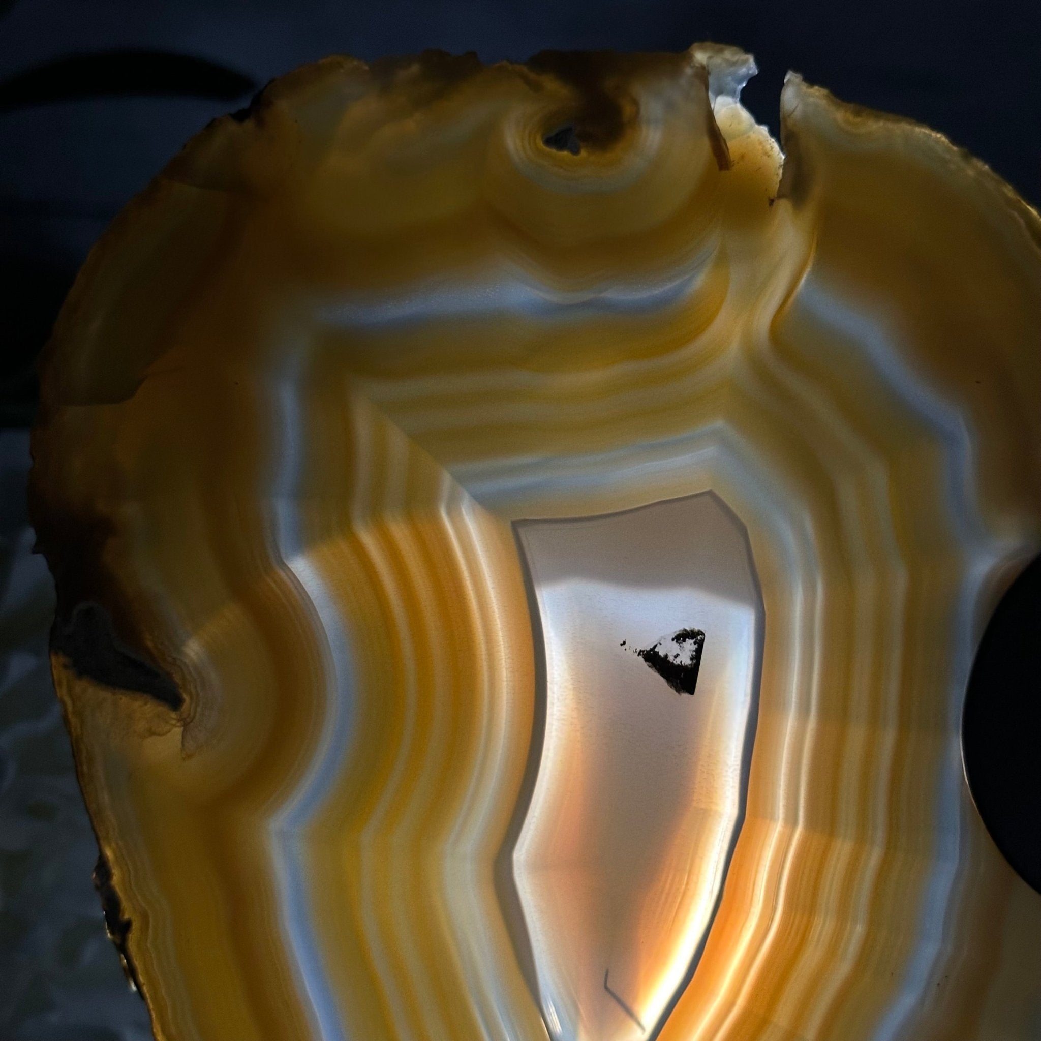 Natural Brazilian Agate "Butterfly Wings", 9.1" Tall #5050NA-133 - Brazil GemsBrazil GemsNatural Brazilian Agate "Butterfly Wings", 9.1" Tall #5050NA-133Agate Butterfly Wings5050NA-133