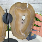 Natural Brazilian Agate "Butterfly Wings", 9.1" Tall #5050NA-133 - Brazil GemsBrazil GemsNatural Brazilian Agate "Butterfly Wings", 9.1" Tall #5050NA-133Agate Butterfly Wings5050NA-133