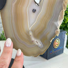 Natural Brazilian Agate "Butterfly Wings", 9.1" Tall #5050NA-133 - Brazil GemsBrazil GemsNatural Brazilian Agate "Butterfly Wings", 9.1" Tall #5050NA-133Agate Butterfly Wings5050NA-133