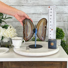 Natural Brazilian Agate "Butterfly Wings", 9.6" Tall #5050NA-105 - Brazil GemsBrazil GemsNatural Brazilian Agate "Butterfly Wings", 9.6" Tall #5050NA-105Agate Butterfly Wings5050NA-105