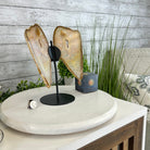 Natural Brazilian Agate "Butterfly Wings", 9.9" Tall #5050NA-116 - Brazil GemsBrazil GemsNatural Brazilian Agate "Butterfly Wings", 9.9" Tall #5050NA-116Agate Butterfly Wings5050NA-116