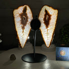 Natural Brazilian Agate "Butterfly Wings", 9.9" Tall #5050NA-116 - Brazil GemsBrazil GemsNatural Brazilian Agate "Butterfly Wings", 9.9" Tall #5050NA-116Agate Butterfly Wings5050NA-116