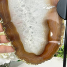 Natural Brazilian Agate "Butterfly Wings", Metal Stand, 14.5" Tall Model #5050NA-096 by Brazil Gems - Brazil GemsBrazil GemsNatural Brazilian Agate "Butterfly Wings", Metal Stand, 14.5" Tall Model #5050NA-096 by Brazil GemsAgate Butterfly Wings5050NA-096