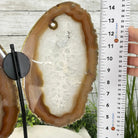 Natural Brazilian Agate "Butterfly Wings", Metal Stand, 14.5" Tall Model #5050NA-096 by Brazil Gems - Brazil GemsBrazil GemsNatural Brazilian Agate "Butterfly Wings", Metal Stand, 14.5" Tall Model #5050NA-096 by Brazil GemsAgate Butterfly Wings5050NA-096