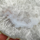 Natural Brazilian Agate Side Table on a black metal base, 22" tall #1305-0163 by Brazil Gems - Brazil GemsBrazil GemsNatural Brazilian Agate Side Table on a black metal base, 22" tall #1305-0163 by Brazil GemsTables: Side1305-0163