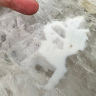 Natural Brazilian Agate Side Table on a black metal base, 22" tall #1305-0163 by Brazil Gems - Brazil GemsBrazil GemsNatural Brazilian Agate Side Table on a black metal base, 22" tall #1305-0163 by Brazil GemsTables: Side1305-0163