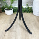 Natural Brazilian Agate Side Table on a black metal base, 22" tall #1305-0172 by Brazil Gems - Brazil GemsBrazil GemsNatural Brazilian Agate Side Table on a black metal base, 22" tall #1305-0172 by Brazil GemsTables: Side1305-0172