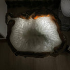 Natural Brazilian Agate Side Table on a black metal base, 22" Tall 1306 - 0046 - Brazil GemsBrazil GemsNatural Brazilian Agate Side Table on a black metal base, 22" Tall 1306 - 0046Tables: Side1306 - 0046